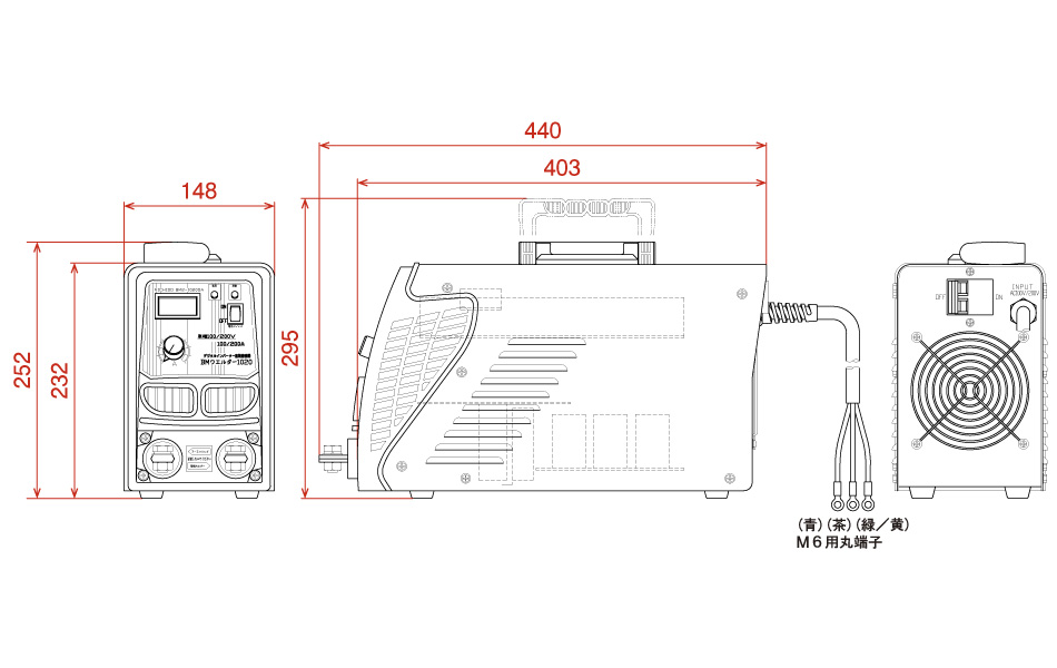 日動工業株式会社|100V/200V兼用 インバーター直流溶接機 BMウェルダー1020