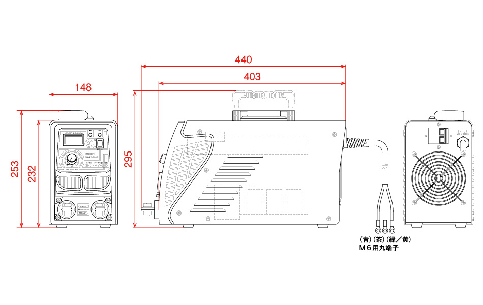 日動工業株式会社｜単相200V専用 インバーター直流溶接機 BMウェルダー200