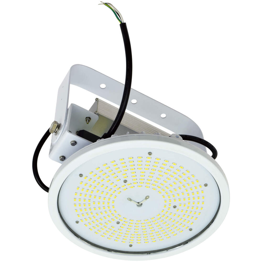 高天井照明器具（LED）  昼白色 L100V2-P-HMW-50K 日動工業株式会社｜ハイディスク100W 吊下げ型 【重耐塩仕様】