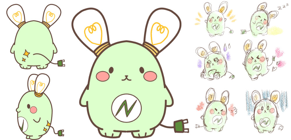 日動工業公式マスコットキャラクター「にっぴー」